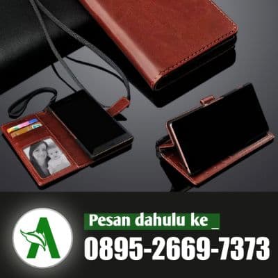 DOMPET HP / FLIP COVER TEBAL BAHAN KULIT