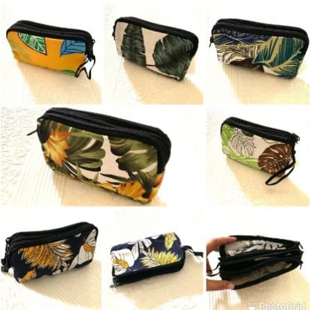 Dompet Kanvas 3 Ruang (18x10cm)
