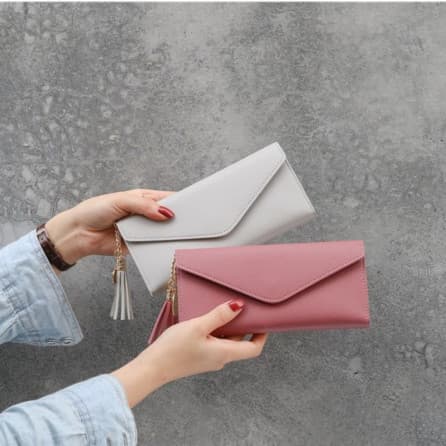 Dompet Lipat Panjang Gantungan Hati LOD017