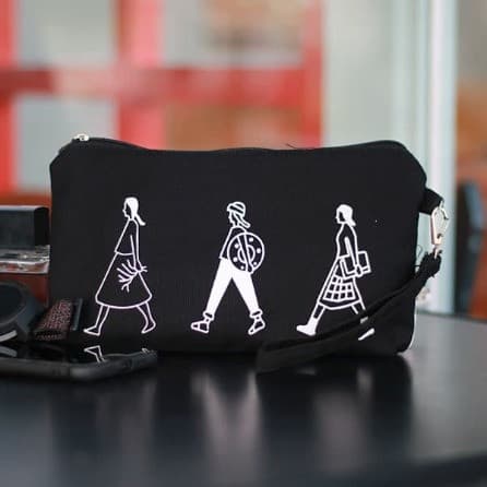Dompet Pouch Kanvas Walk