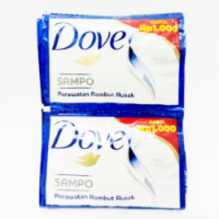 Dove Shampoo Perawatan Rambut Rusak 12 Sch 9ml