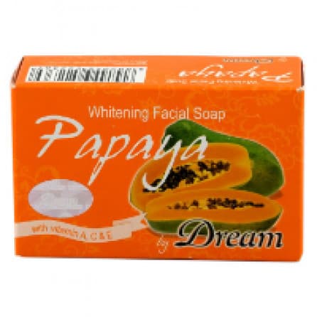 Dream Whitening Facial Soap Papaya Bar 100g