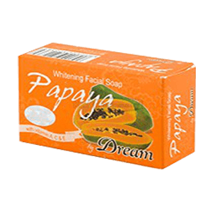 DREAM WHITENING FACIAL SOAP PAPAYA BAR 100g