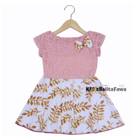 Dress Adiva / Dress Anak Perempuan 1 - 2 Tahun