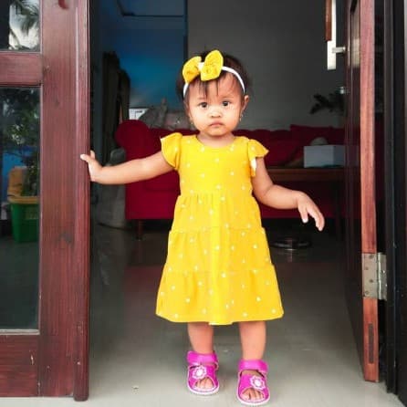 Bunga Dress - Dress Anak Motif Bunga-Bunga