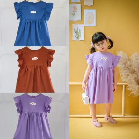 Dress Anak Smilee Flower 1-5Tahun
