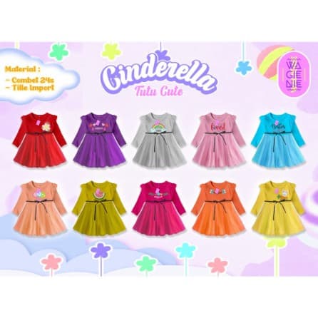 Dress Cinderella Tutu Anak