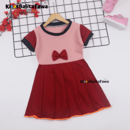 Dress Jasmine / Dress Anak Perempuan Size 3 - 4 Tahun