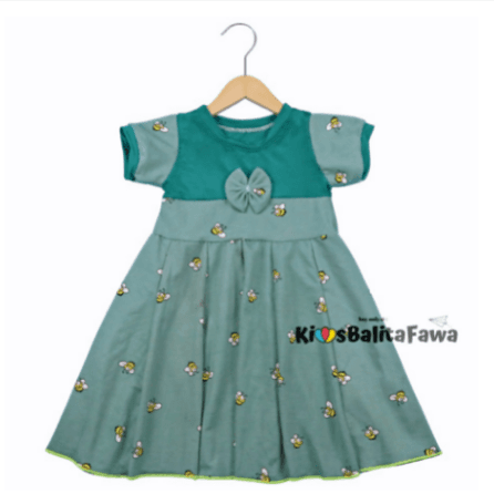 Dress Kelly / Dress Anak Perempuan Size 3 - 4 Tahun