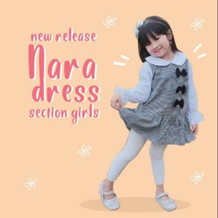 Dress Lengan Panjang Anak Perempuan
