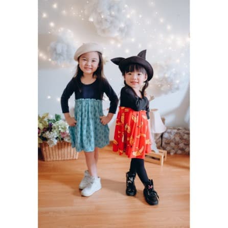 Lulla Dress - Dress Lengan Panjang Anak Perempuan