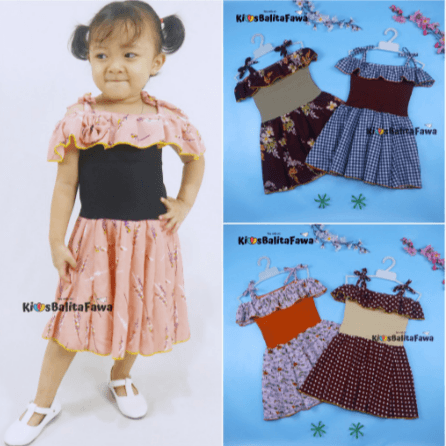Dress Moza Siza Bayi - 4 Tahun