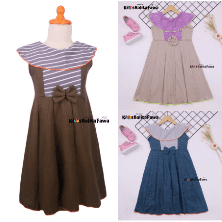 Dress Najwa Anak 6 - 7 Tahun
