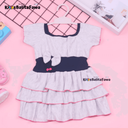 Dress Nayla / Dress Bayi Perempuan Size Bayi 3 - 12 Bulan
