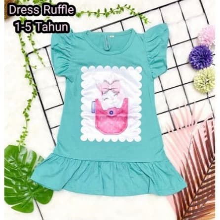 Dress Ruffle Anak Perempuan