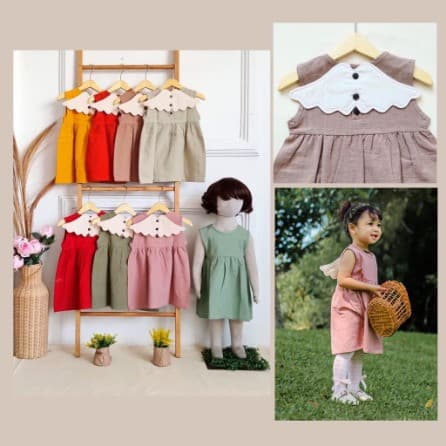 Dress Sayap Anak Perempuan