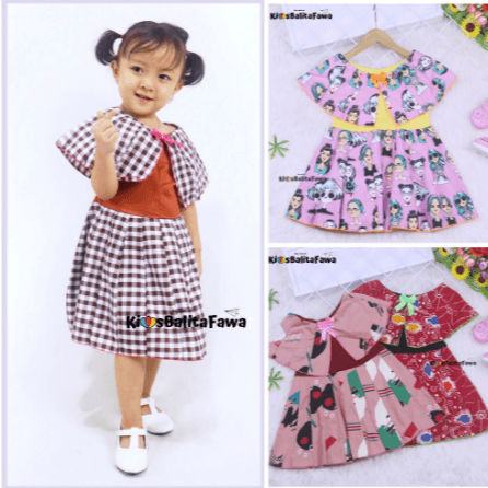Dress Yolla Size 1 - 2 Tahun