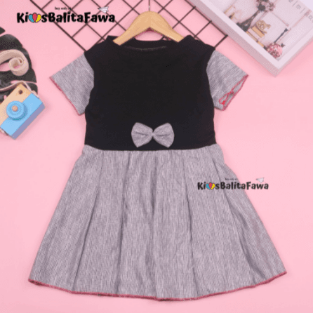 Dress Zaskia / Dress Anak Perempuan Size 1 - 2 Tahun