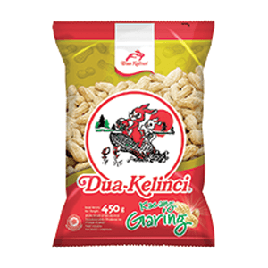 DUA KELINCI KACANG GARING  PCK 375/370g