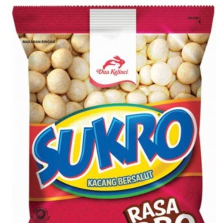 DUA KELINCI SUKRO KACANG BBQ 20g