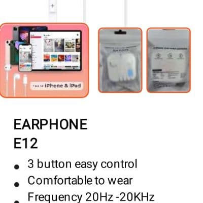 EARPHONE E12