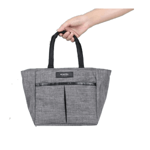 ECENTIO INSULATED LUNCH BAG ILBT-7201 GREY PCS 