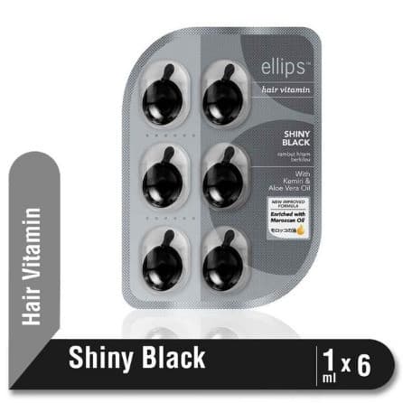 ELLIPS HAIR VIT SHINY BLACK