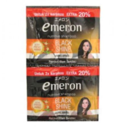 Emeron Shampoo Nutritive Black & Shine 12 Sch 12ml