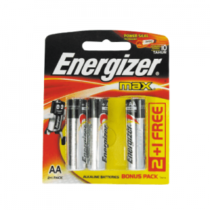 ENERGIZER BATTERY ALKLN MAX AA/LR6.2'S E91.BP2 PCK 