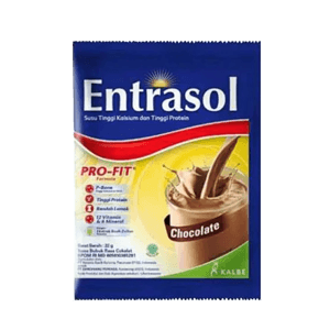 ENTRASOL SUSU BUBUK PRO-FIT COKLAT RCG 10x22g