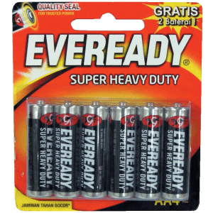 EVEREADY BATTERY HITAM (4'S) 1215/R6 PCK 