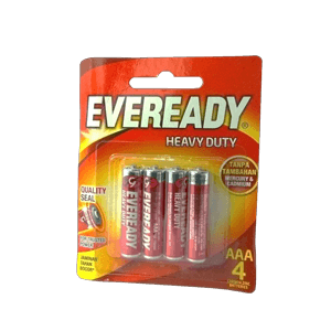 EVEREADY BATTERY MERAH AAA (4'S) 1012BP4/R03 PCK 