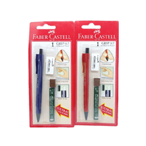 FABER CASTELL MECHANICAL PENCIL + ISI GRIP 0.7 PCK 