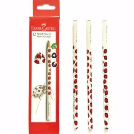 Faber Castell Pencil Motif Ladybugs PCS