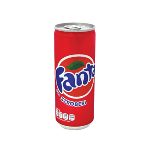 FANTA SOFT DRINK SLIM STRAWBERRY KLG 250mL