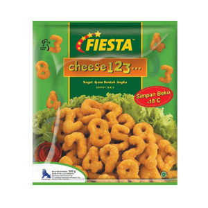 FIESTA CHICKEN NUGGET CHEESE 123 PCK 500g