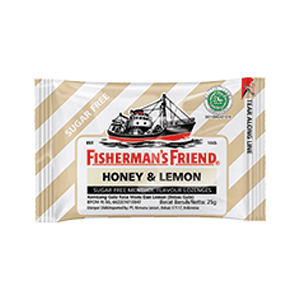 FISHERMAN'S CANDY SUGAR FREE HONEY & LEMON PCK 25g