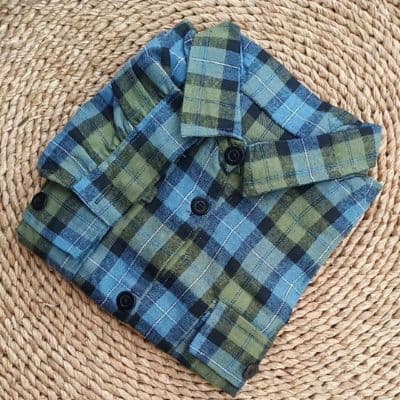 FL- PRELOVED Army Crop Flanel