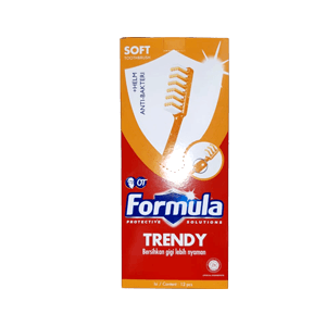 FORMULA SIKAT GIGI TRENDY WITH CAP SOFT PCS 