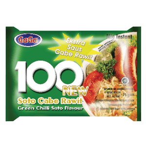 GAGA MIE INSTANT 100 SOTO CABE RAWIT PCK 75g