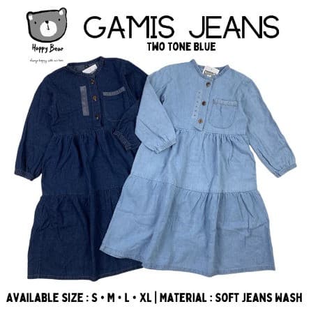 Gamis Jeans Anak Perempuan