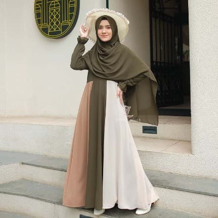Gamis Kalina dan Pashmina