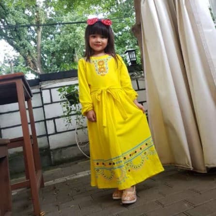 Gamis Etnik - Gamis Muslim Anak Perempuan