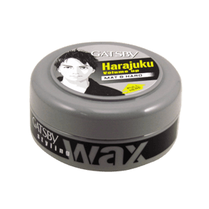 GATSBY STYLING WAX (NEW) MAT & HARD POT 75g