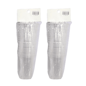 GELAS PLASTIK NATURAL 20'S POLOS PCK 