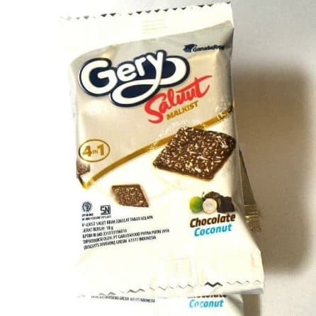 GERY SALUT MALKIST CHOCOLATE COCONUT 18G