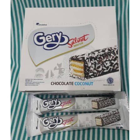 GERY SALUT WAFER CHOCO COCONUT 20G