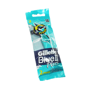 GILLETTE BLUE II PIVOT 2'S  PCK 