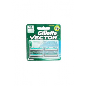 GILLETTE CARTRIDGE GANDA VECTOR 4'S  PCK 