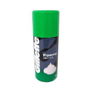 GILLETTE FOAMY SHAVING MENTHOL KLG 175g